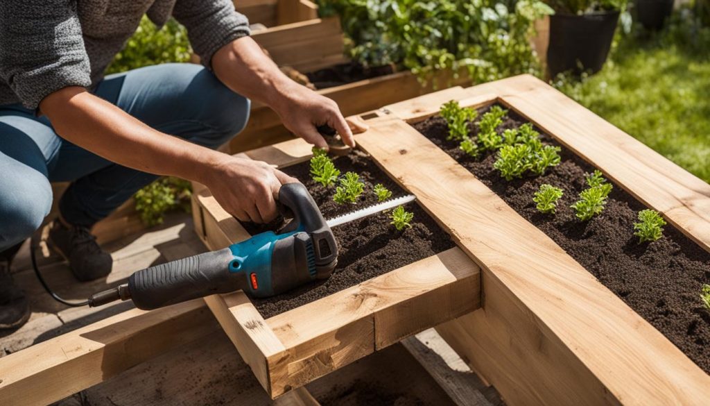 building planter boxes from pallets