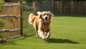how to fence a yard for a dog