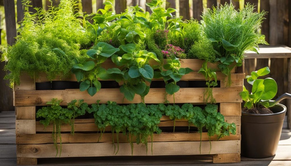 planting in pallet planters
